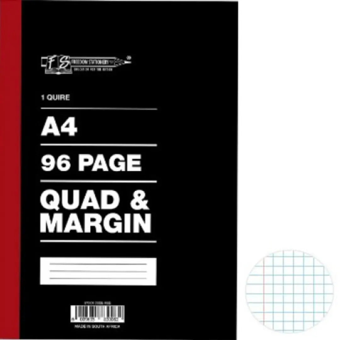 A4 Hardcover 1 Quire Quad And Margin 96 Page, Freedom Stationery Honey Bee Online