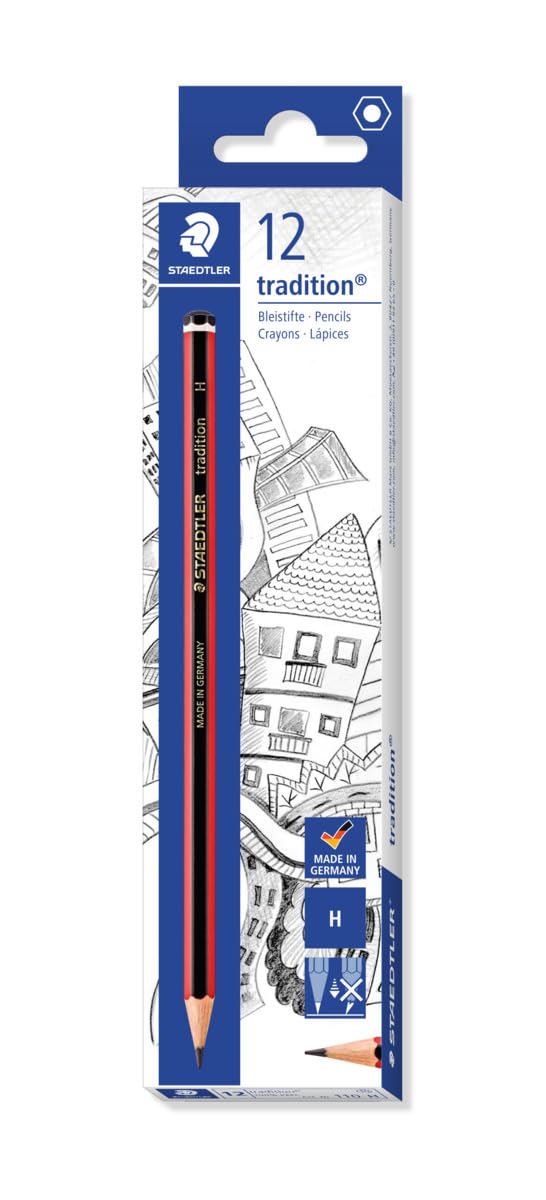 Staedtler Tradition Pencils - H, 12`s