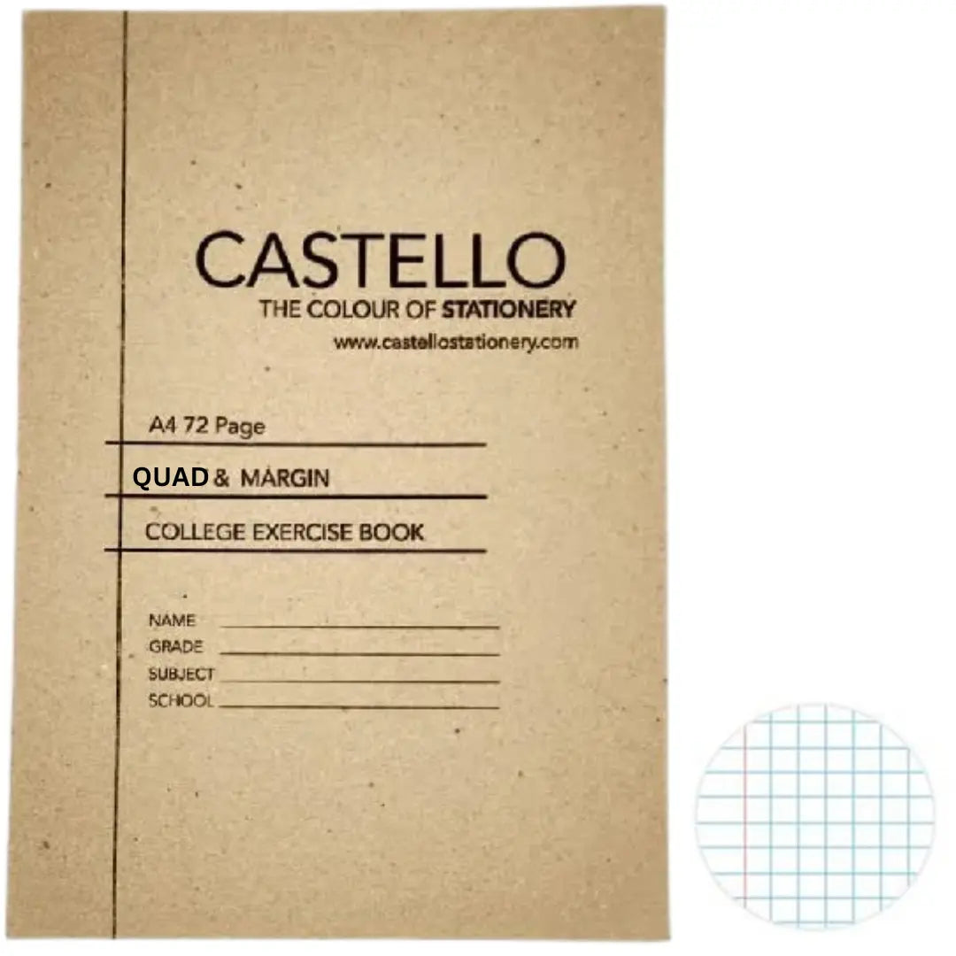 A4 Softcover Quad and Margin 72 Page, Castello Honey Bee Online