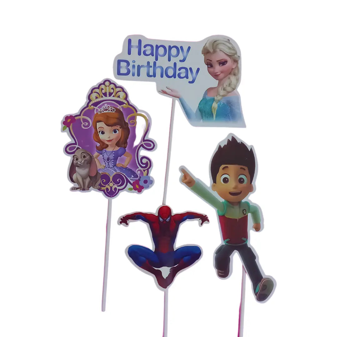 Character Cake toppers - 8/6 Piece Honey Bee