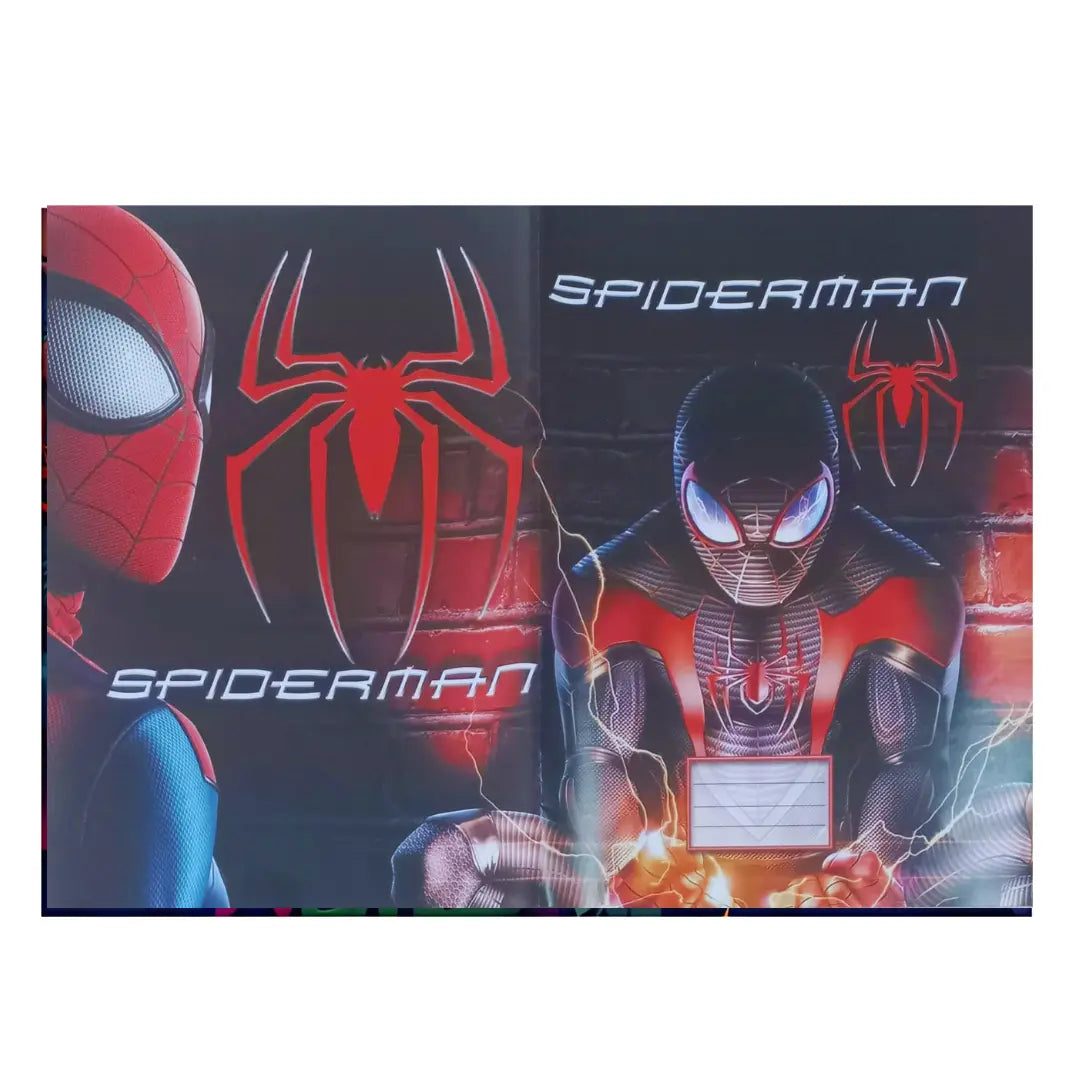A4 Precut Book Covers - Spiderman Design - Pack of 5 Honey Bee Online