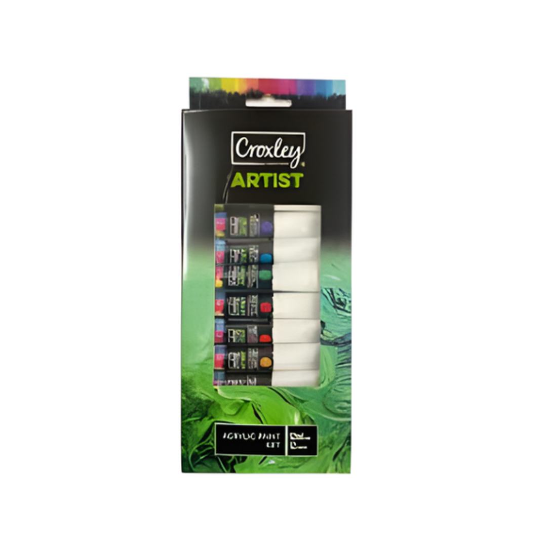 Croxley Acrylic Paint Set - 12 colours