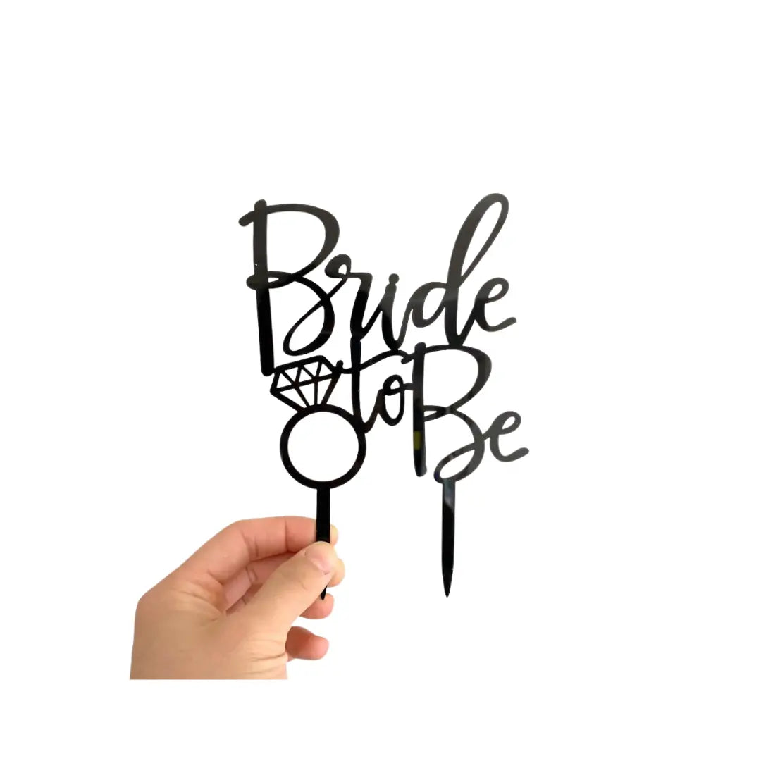 Acrylic Cake Toppers Celebration Honey Bee