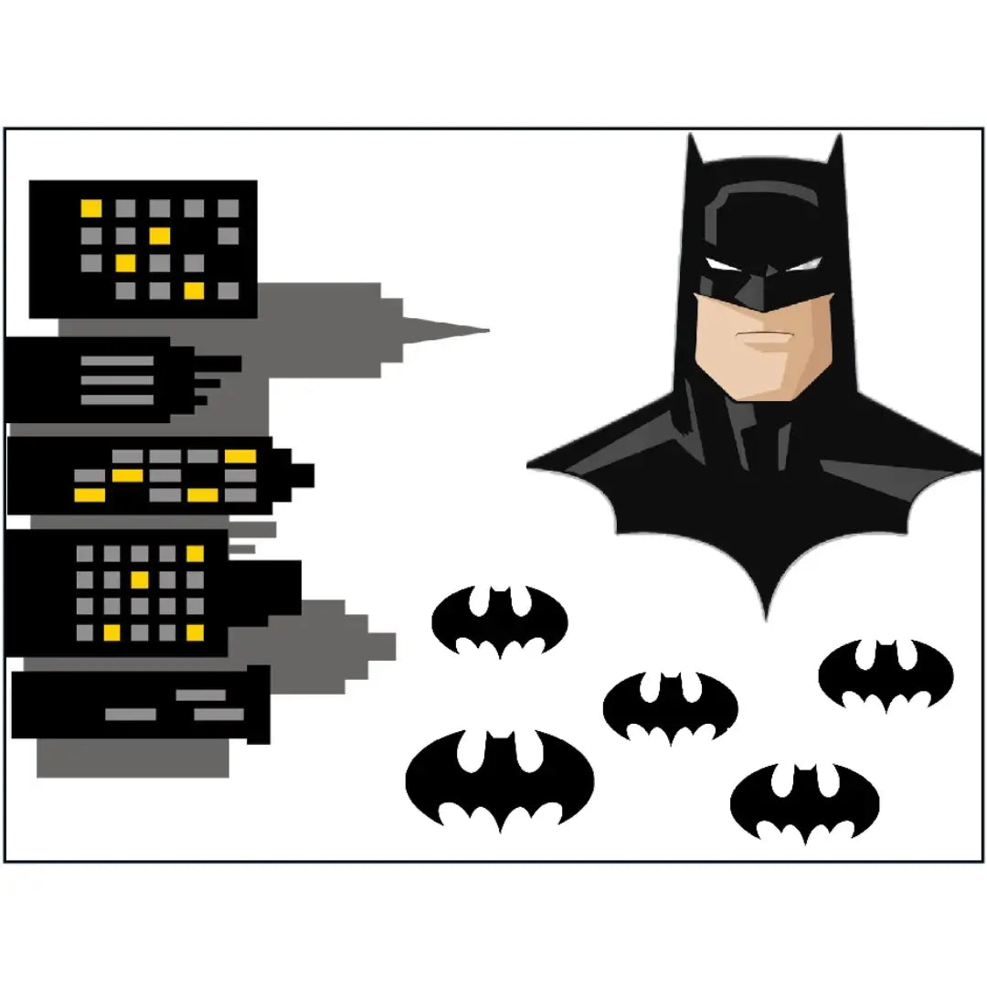 Edible Print - Batman Black Style Honey Bee