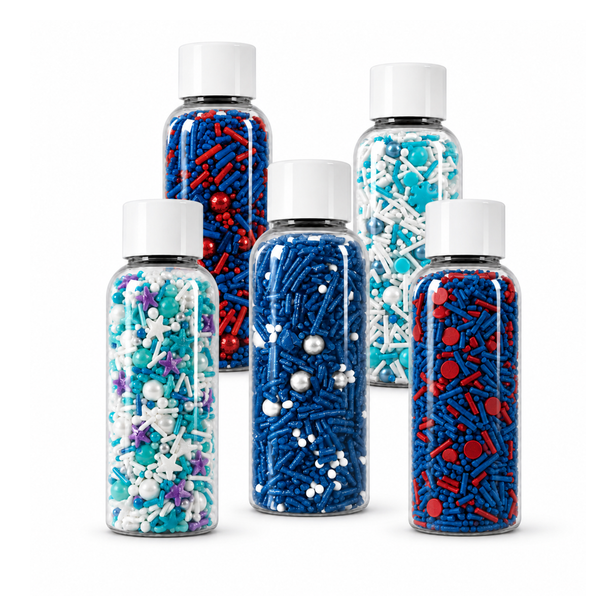 Mixed Vermicelli – Blue Sprinkle Mix
