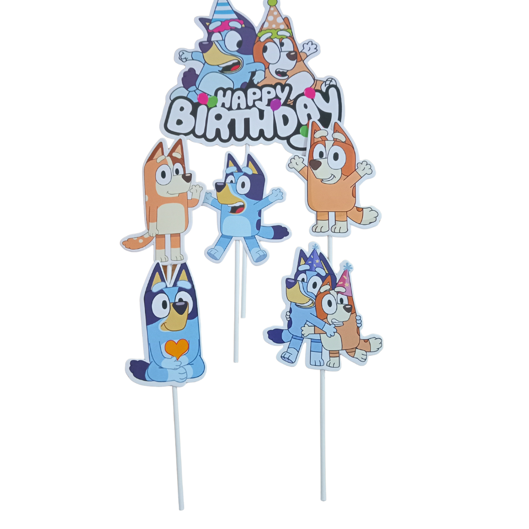 Character Cake toppers - 8/6 Piece