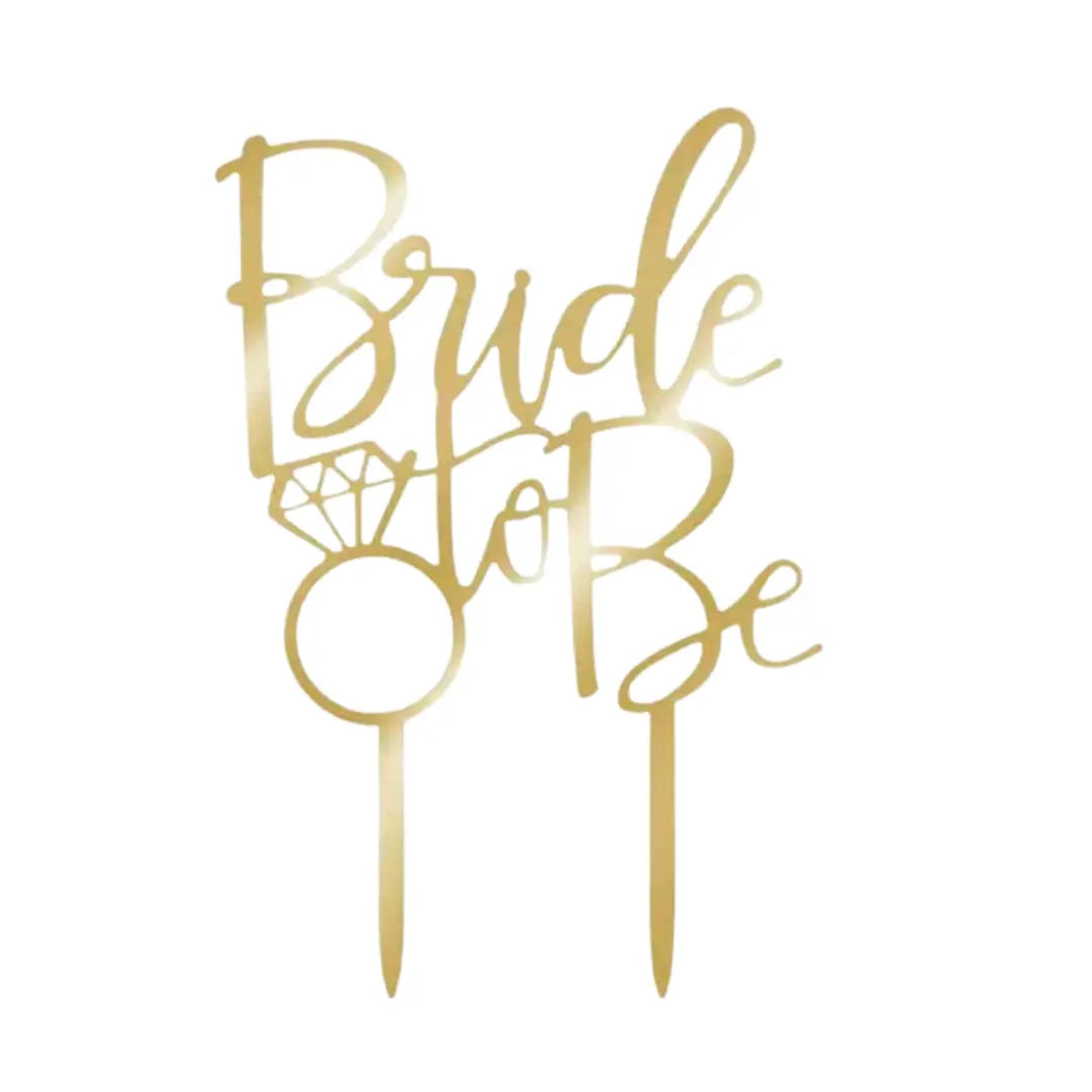 Acrylic Cake Toppers Celebration Honey Bee