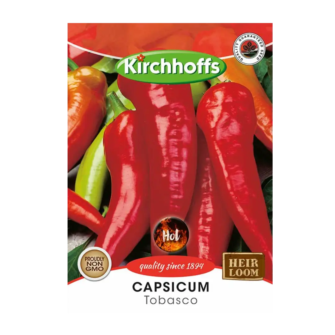 Capsicum (Tobasco) - Kirchhoff Seeds, Vegetables Kirchhoffs