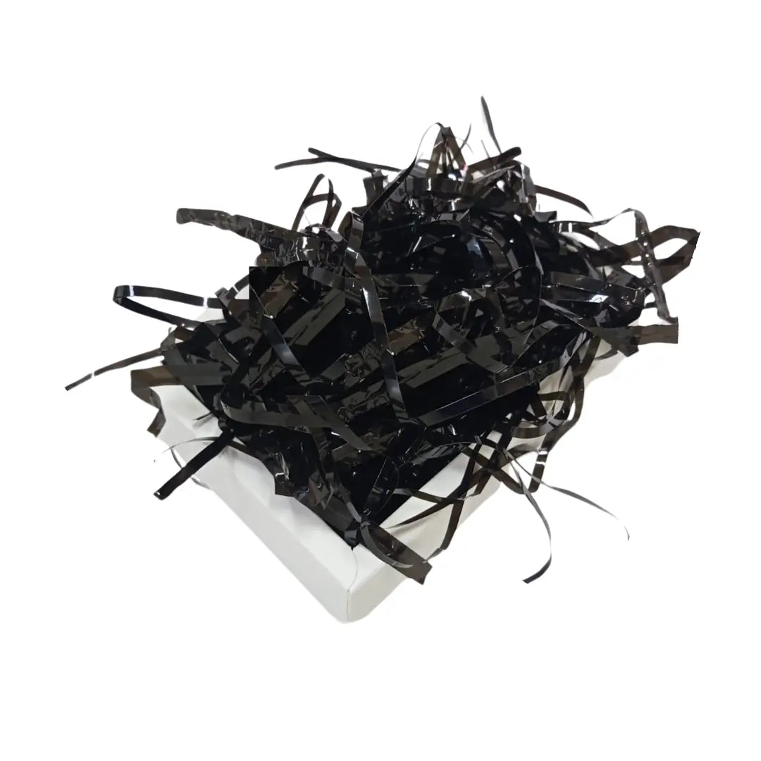 Cellophane Shreds - Black, 100g Honey Bee Online