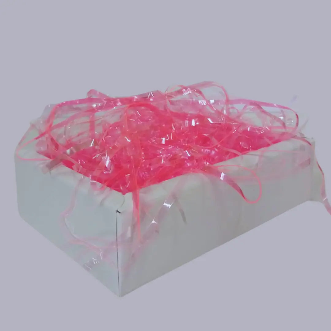 Cellophane Shreds - Flamingo Pink, 100g Honey Bee Online
