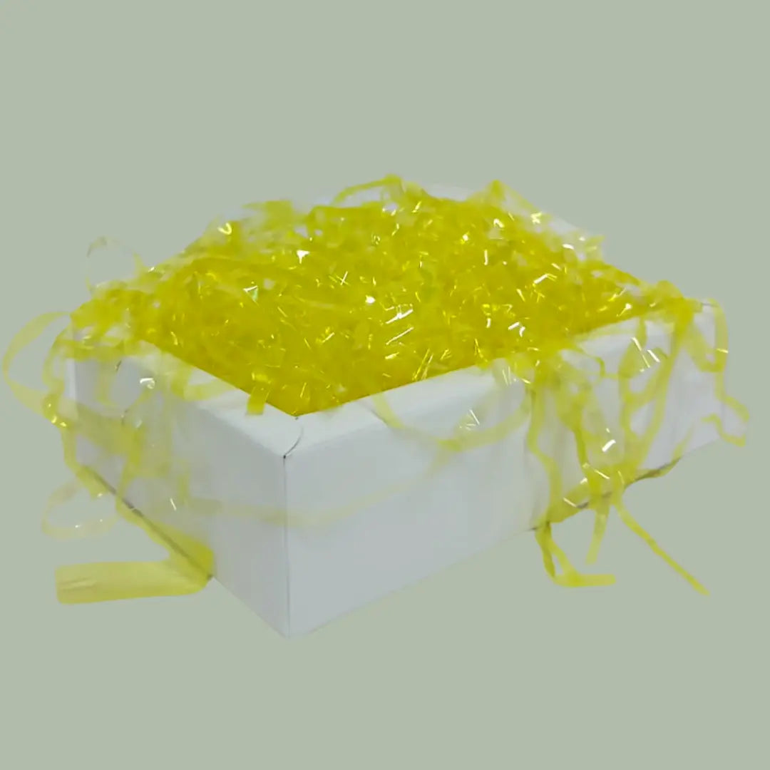 Cellophane Shreds - Metallic Yellow, 100g Honey Bee Online