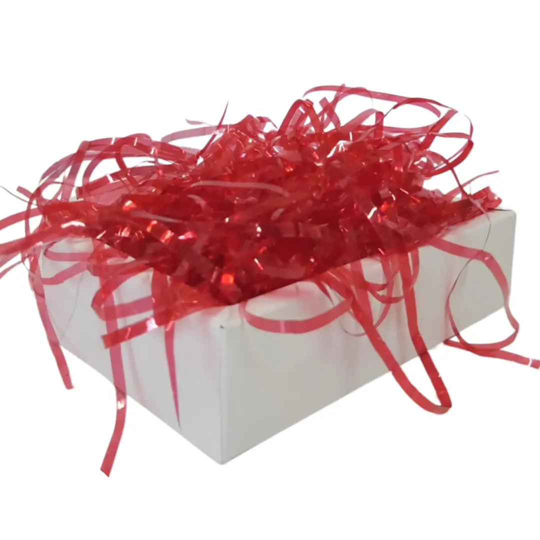Cellophane Shreds - Red, 100g Honey Bee Online