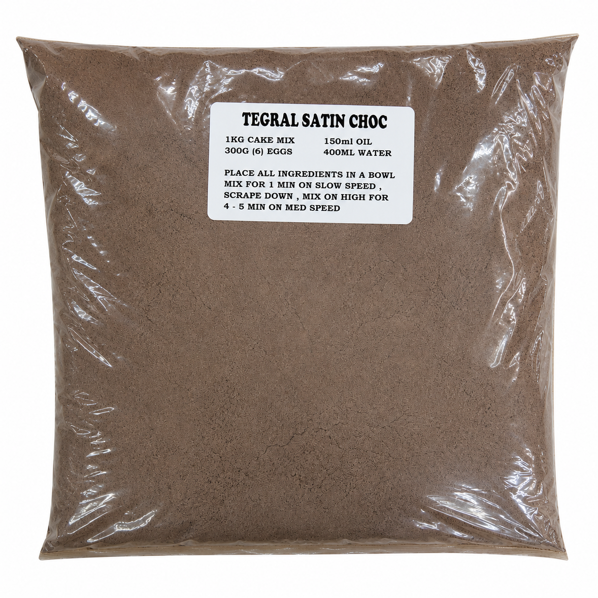 Tegral Satin Cake Premix - 1kg, Chocolate