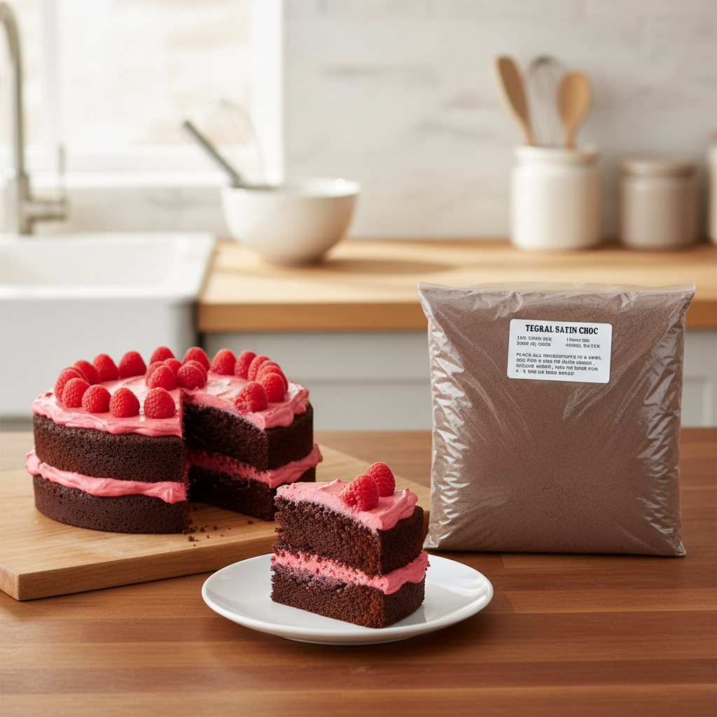 Tegral Satin Cake Premix - 1kg, Chocolate