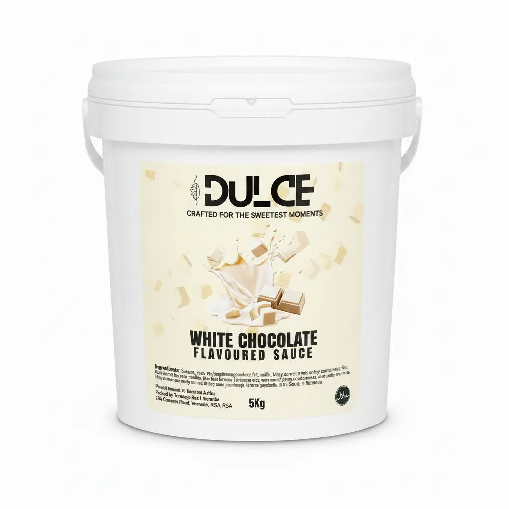 Dulce White Chocolate Sauce - 5kg Bulk Desert Topping Honey Bee