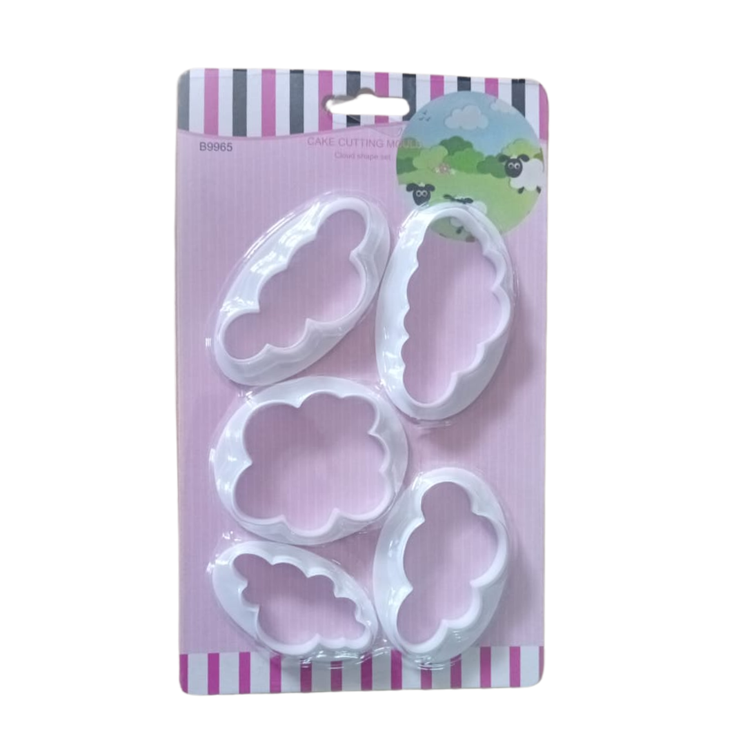 Cloud Cookie Cutters - 5pc