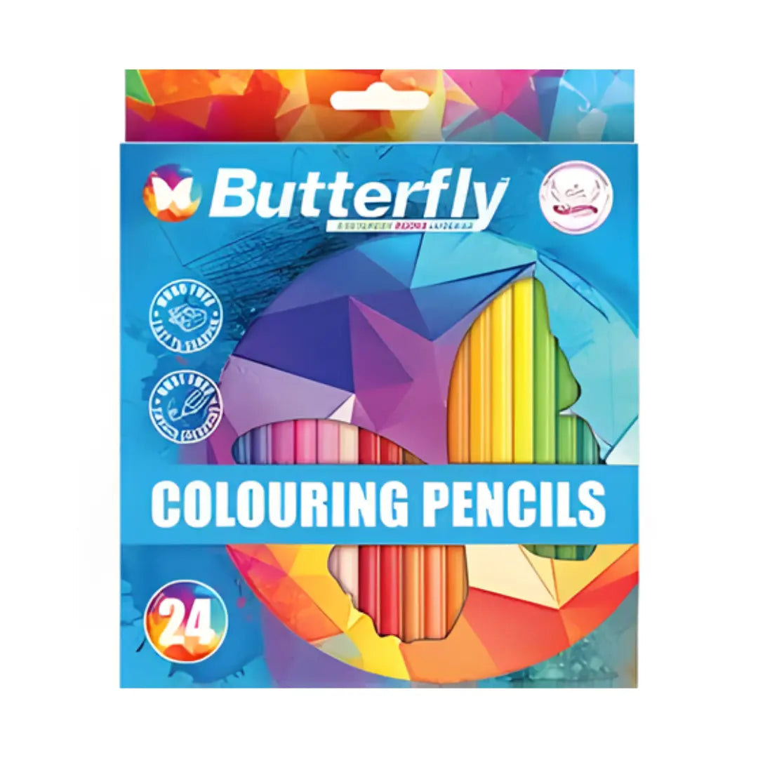 Butterfly Colouring Pencils CROXLEY