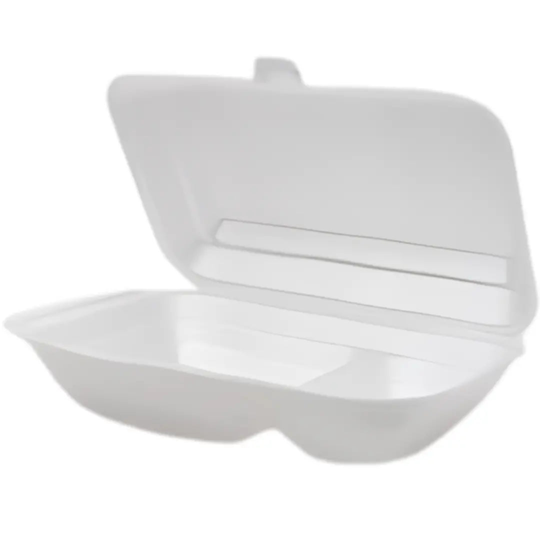 Combo Burger Takeaway Boxes Divided - 25s, 50s, 100s, Polystyrene Honey Bee Online