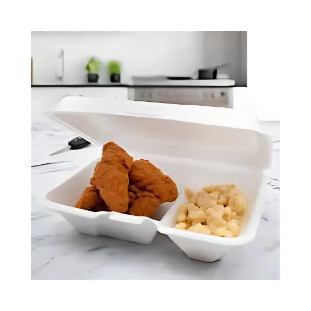 Combo Burger Takeaway Boxes Divided - 25s, 50s, 100s, Polystyrene Honey Bee Online