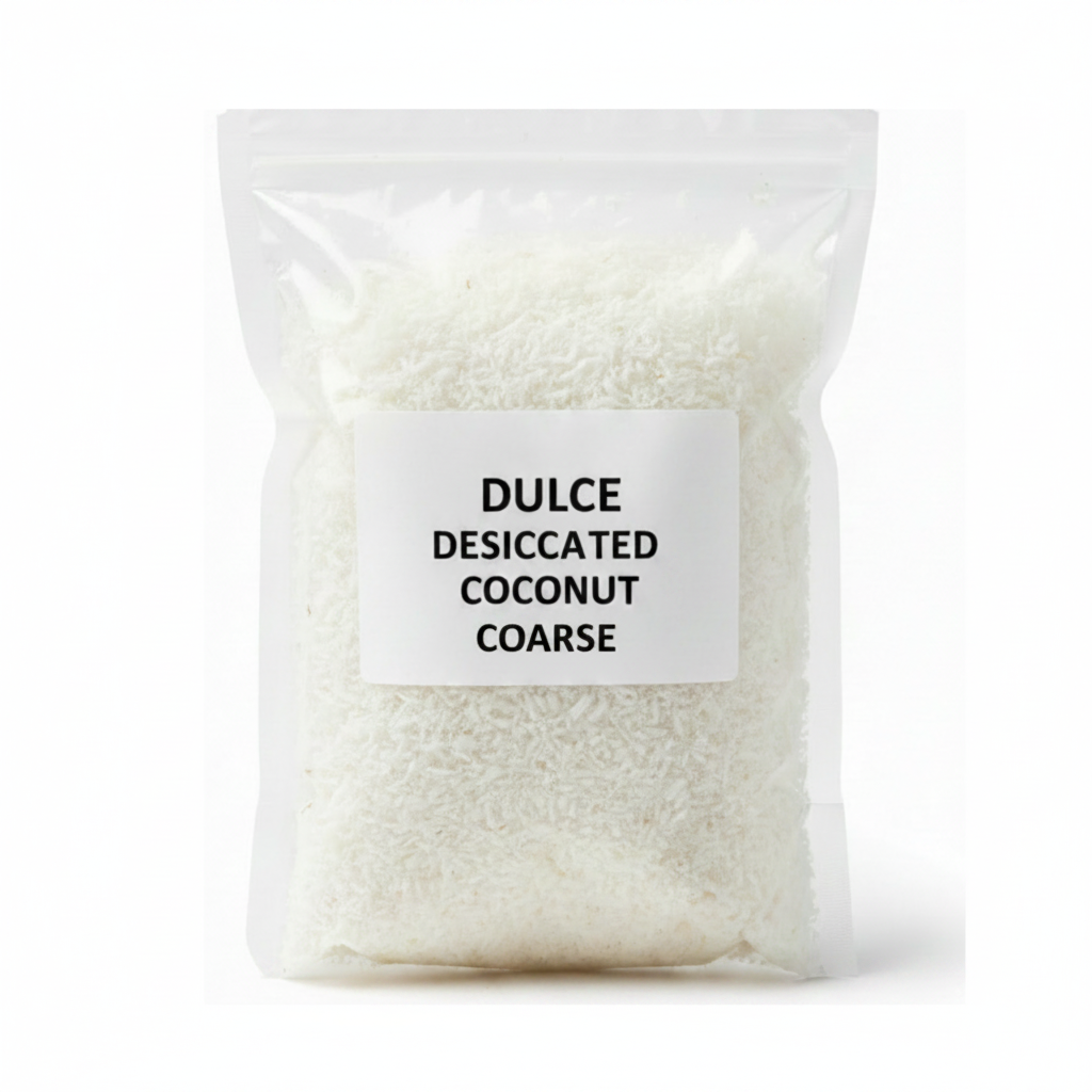Dulce Desiccated Coconut - Coarse, Assorted Sizes