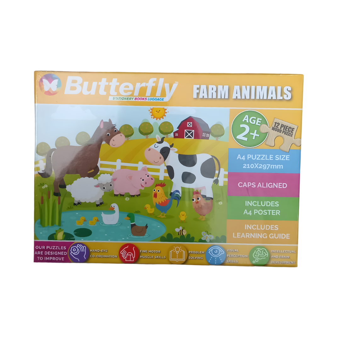 Seasonal Clothing Wooden Puzzle 12pc