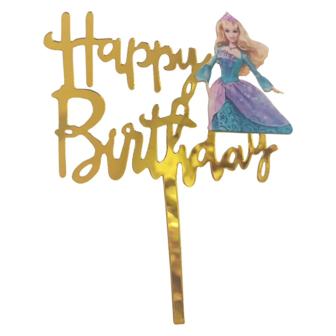Character Cake toppers - Acrylic, Happy Birthday Honey Bee