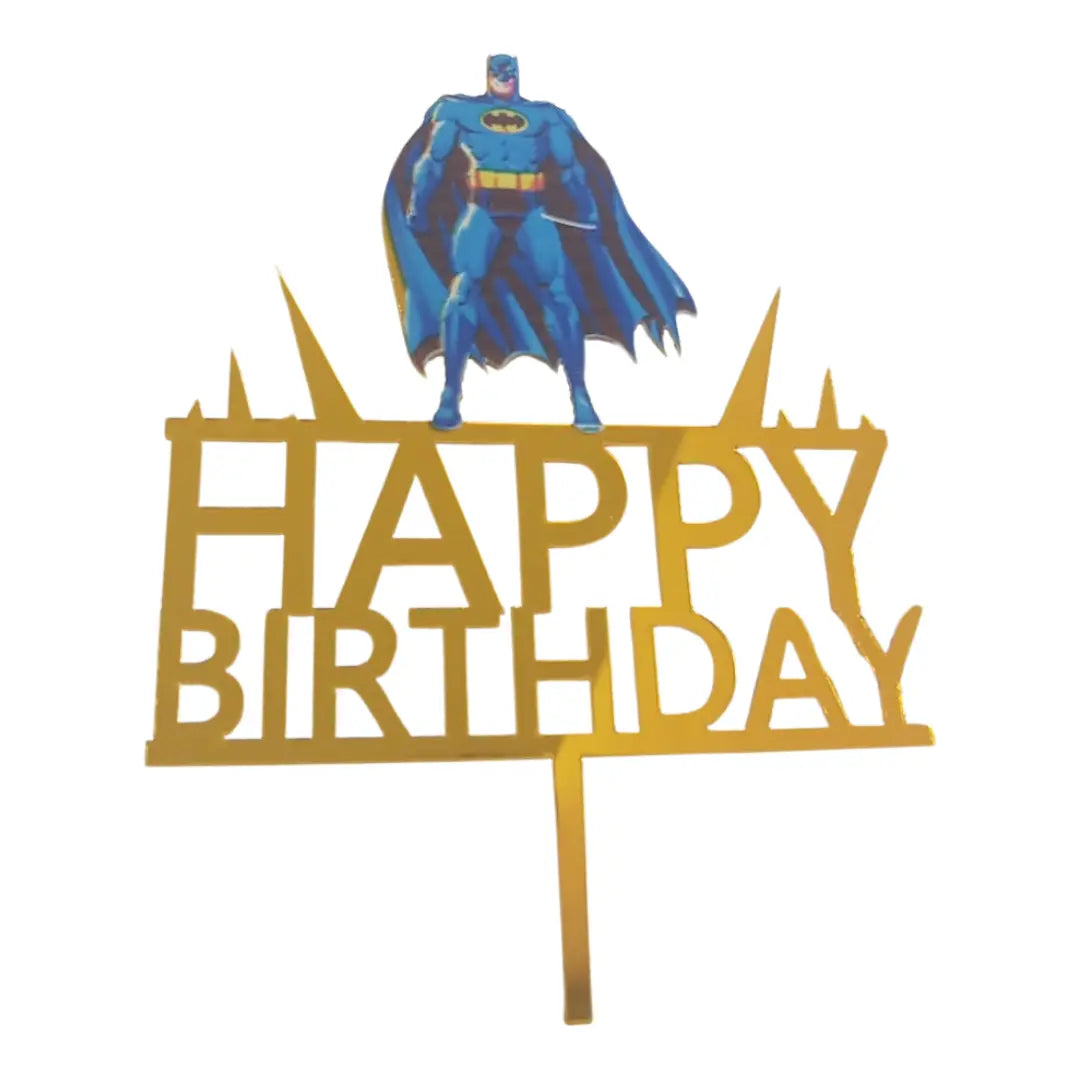 Character Cake toppers - Acrylic, Happy Birthday Honey Bee