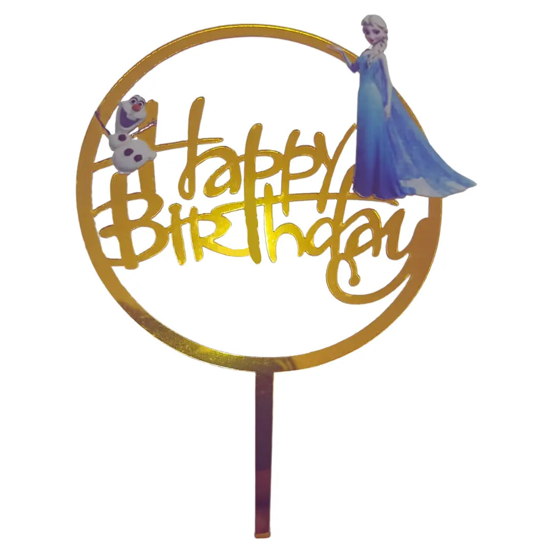 Character Cake toppers - Acrylic, Happy Birthday Honey Bee