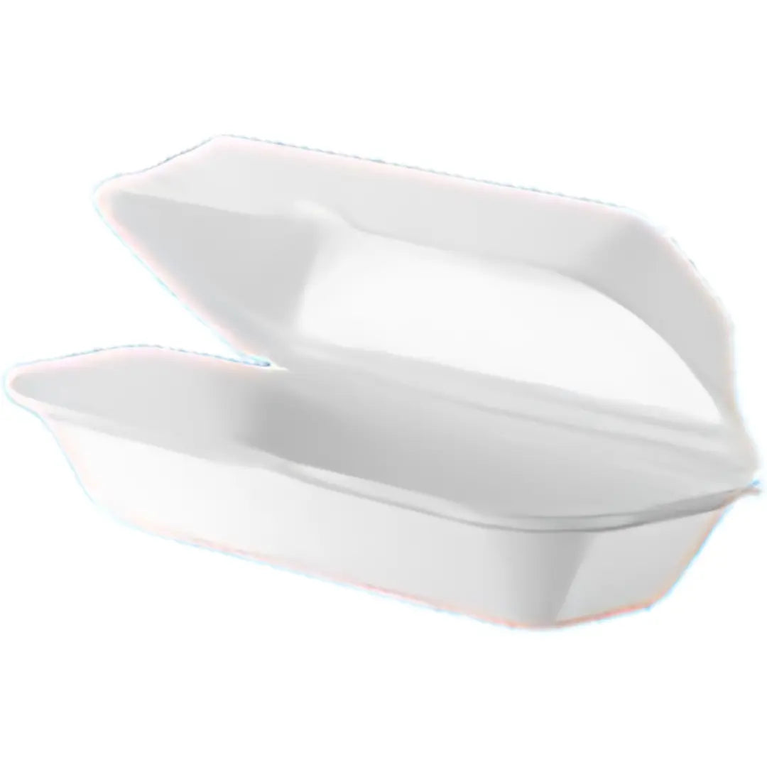 Slim Hotdog Takeaway Boxes - 25s, 50s, 100s, Polystyrene Honey Bee Online