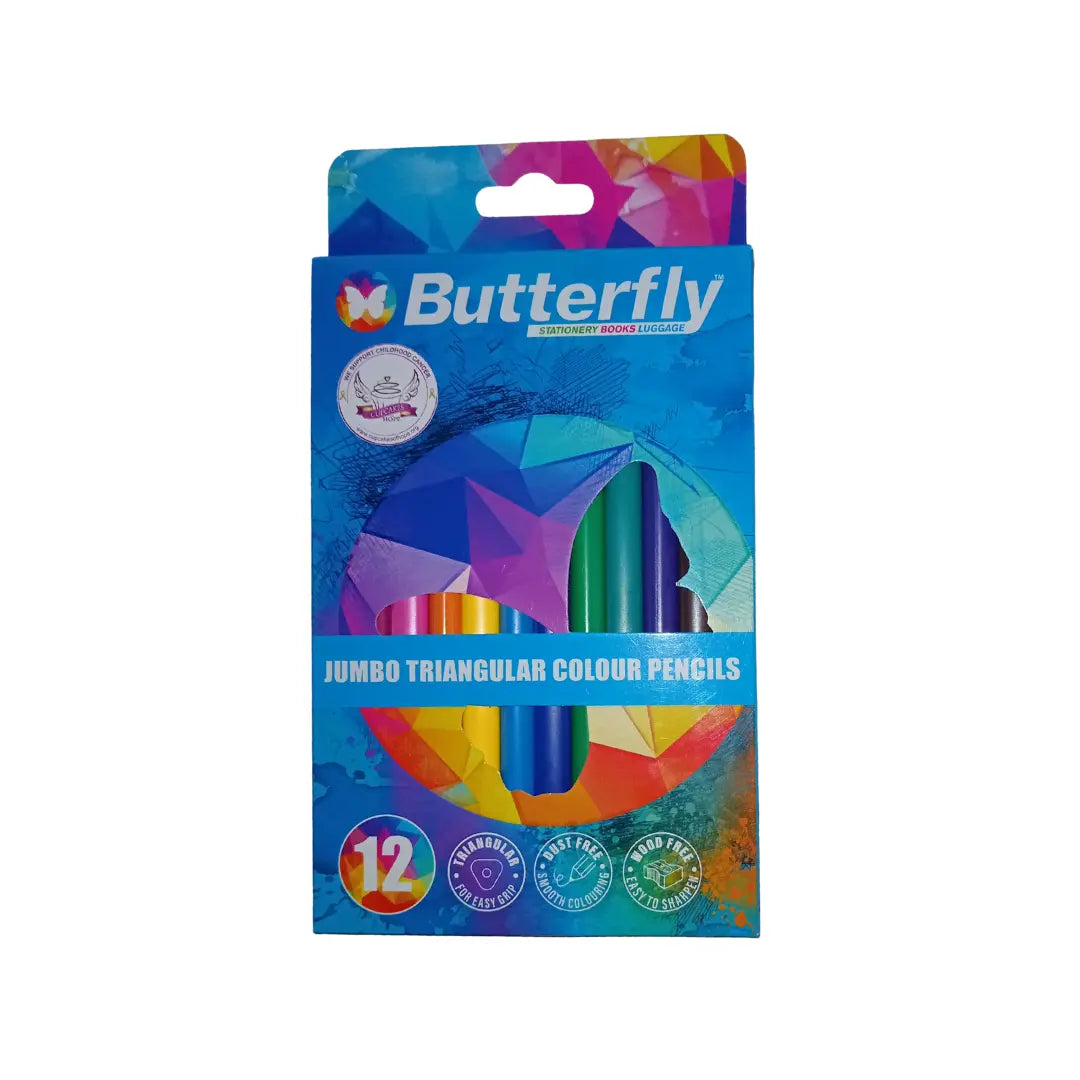 Butterfly Colouring Pencils CROXLEY