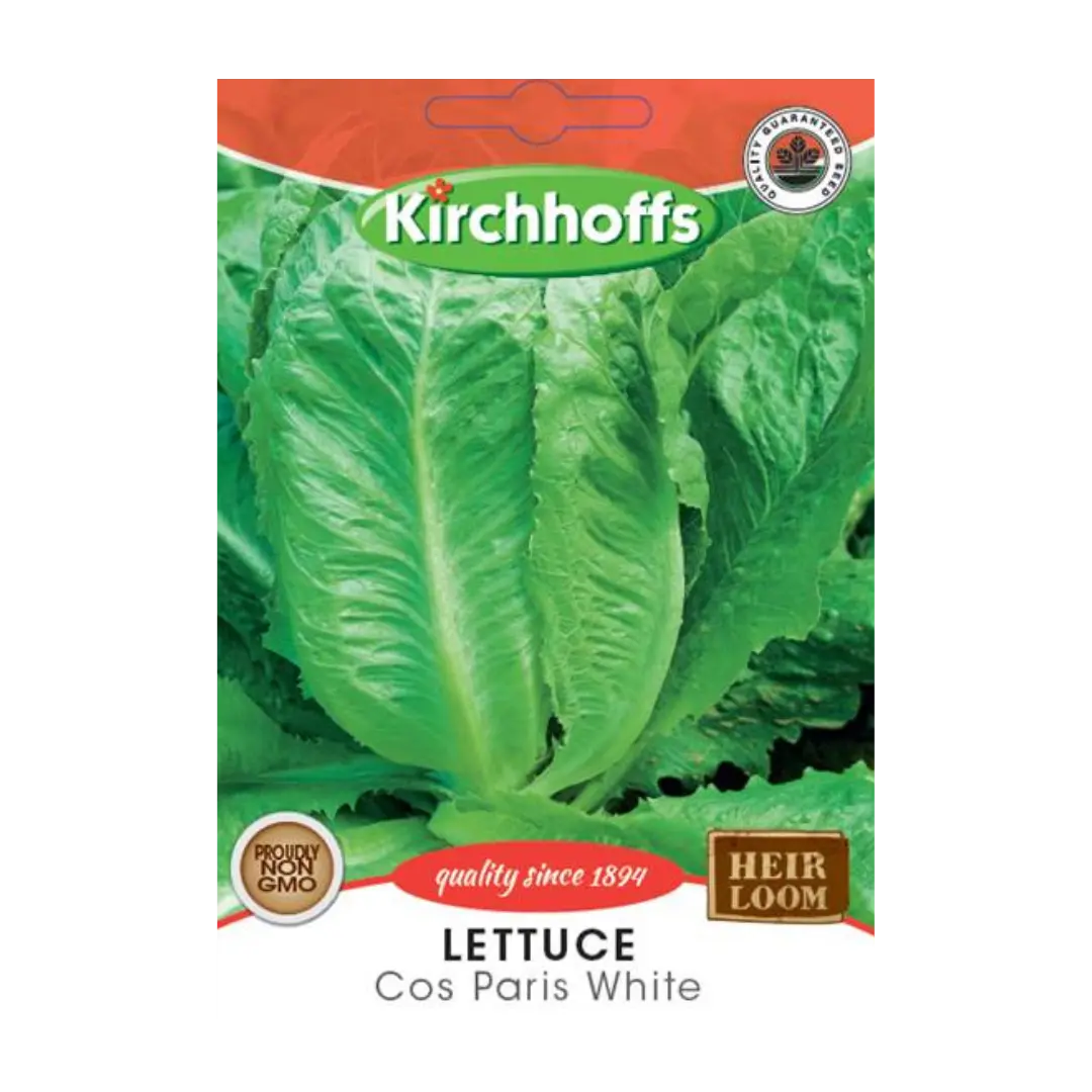 Lettuce (Cos Paris White) - Kirchhoff Seeds, Vegetables Kirchhoffs