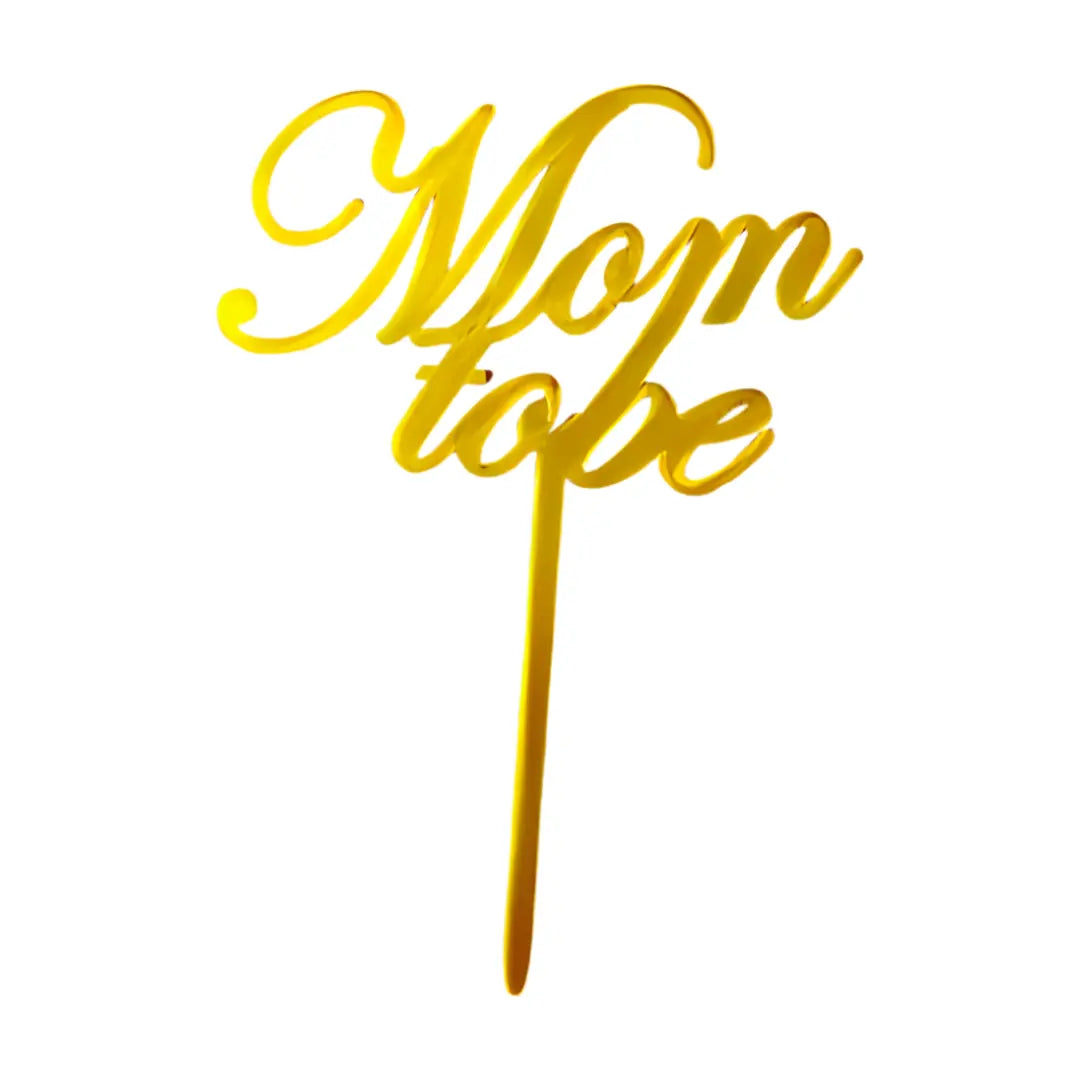 Cake Toppers or Baby Shower Cakes - Acrylic, Oh Baby, Mom To Be, Its a Boy, Its A Girl Honey Bee