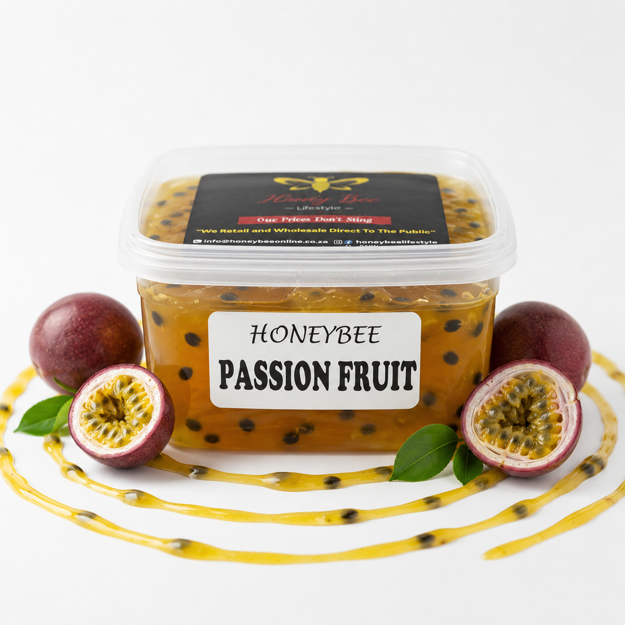 Passion Fruit Topping – 300g Ready-to-Use Dessert & Cake Topping