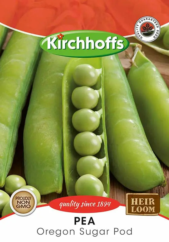 Pea (Oregon Sugar Pod) - Kirchhoff Seeds, Vegetables Kirchhoffs