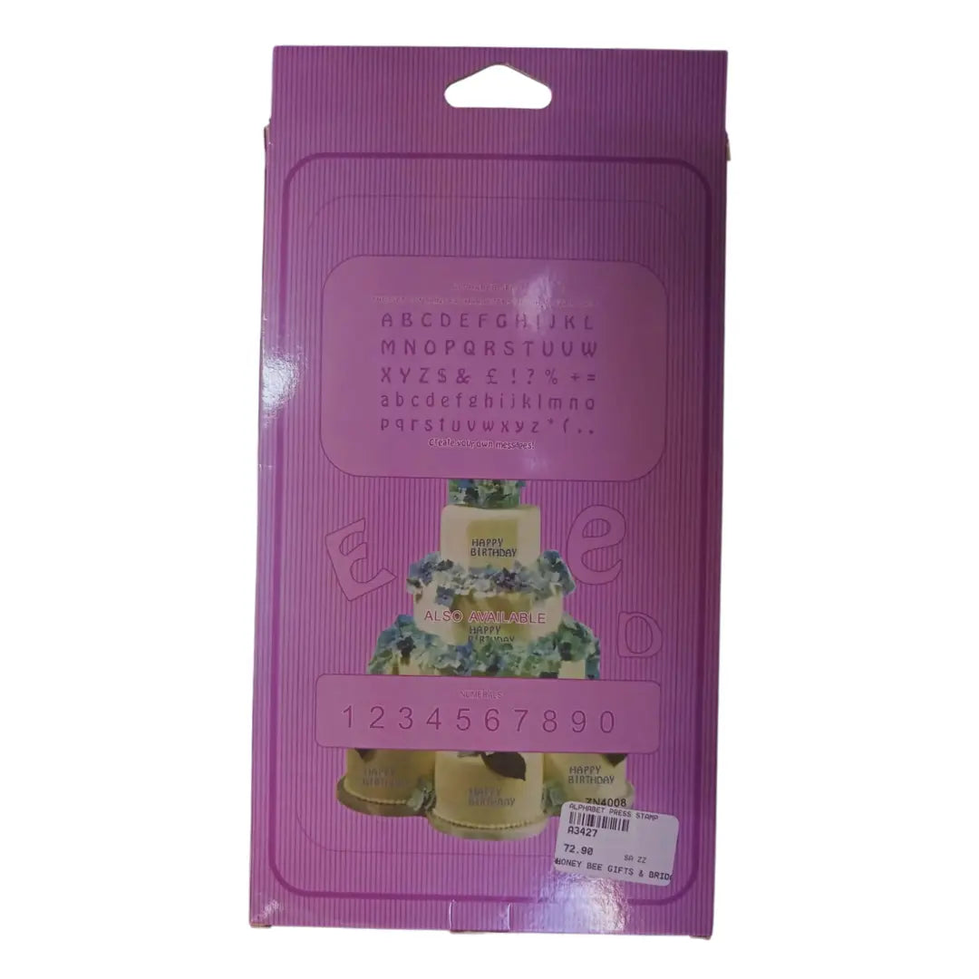 Alphabet Press Set Honey Bee Online
