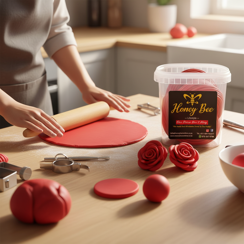 Premium Fondant – Ruby Red, Assorted Sizes
