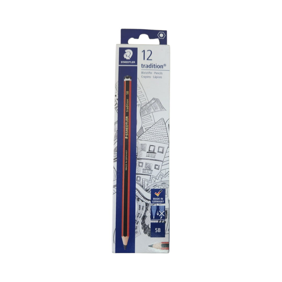 Staedtler Tradition Pencils - 5B, 12`s