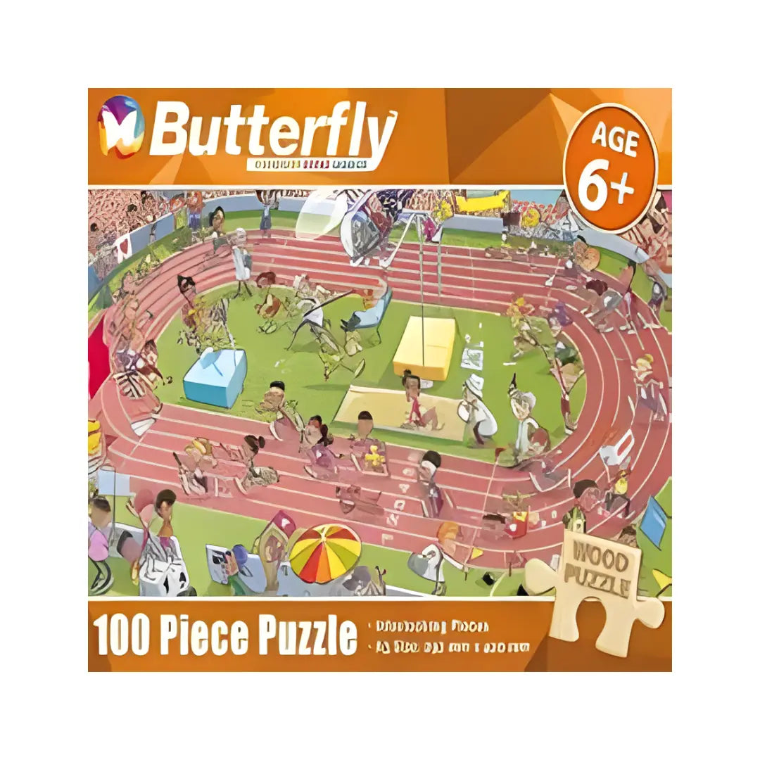 The Olympics Wooden Puzzle 100pcs BUTTERFLY