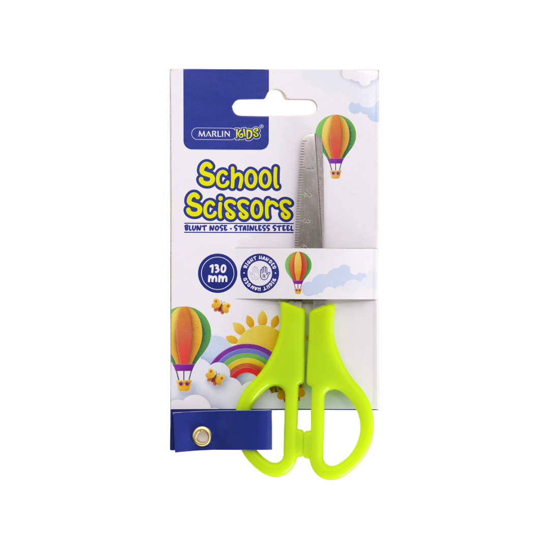 Marlin Kids School Scissors Assorted Colours
