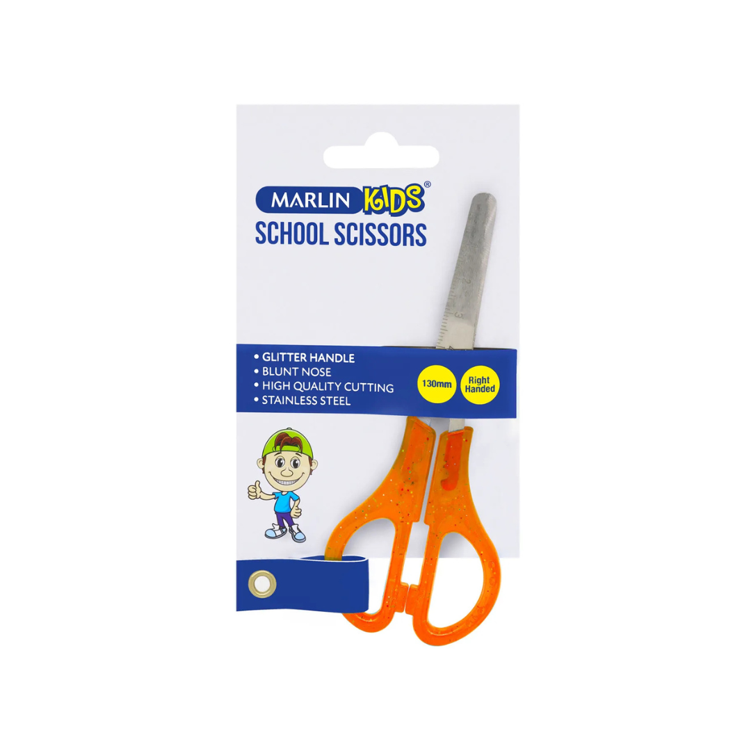 Marlin Kids School Scissors Assorted Colours