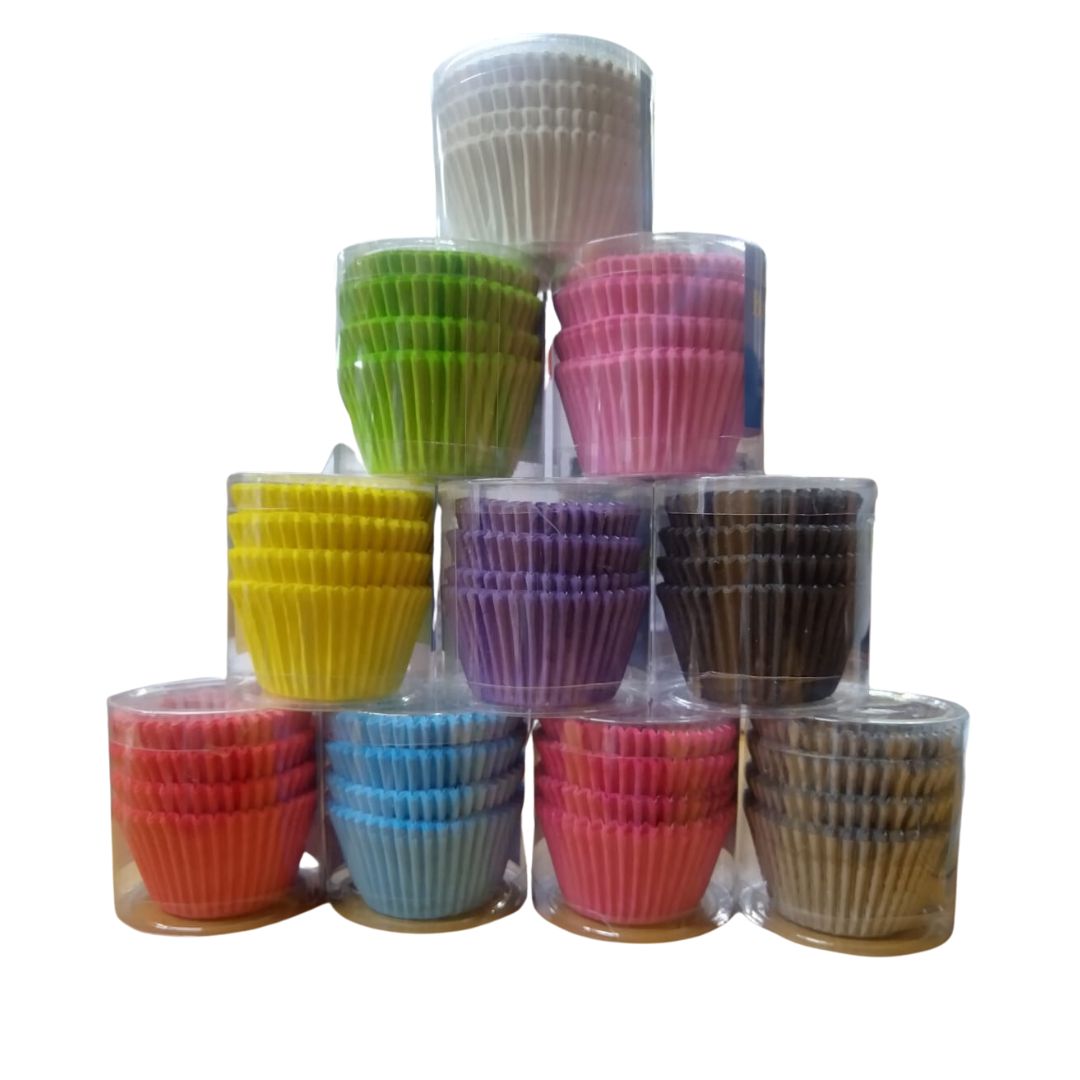 Muffin Cups 100pcs Assorted Colours