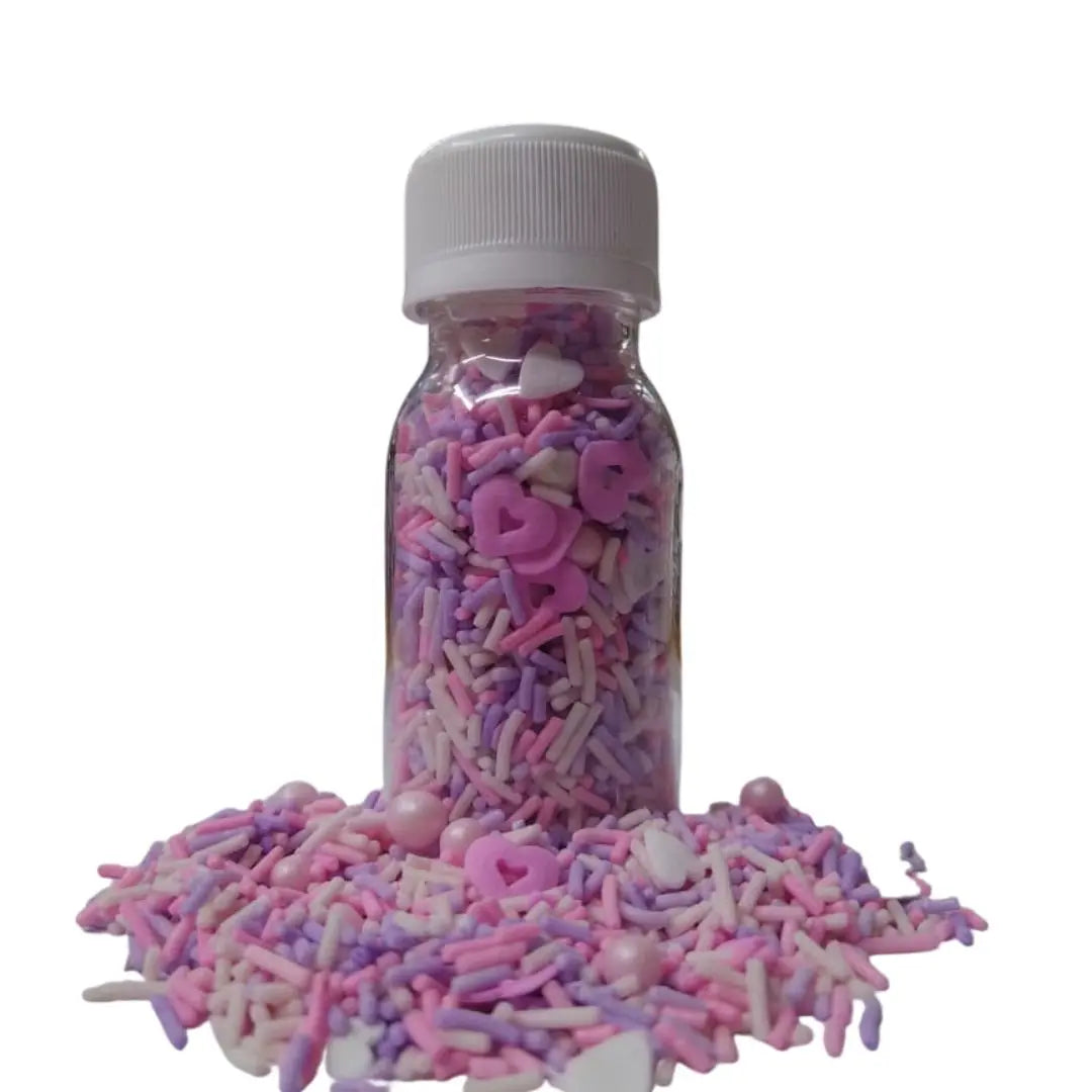 Mixed Sprinkles/ Vermicelli - Assorted Pastels, Pinks,& Purples Honey Bee Online