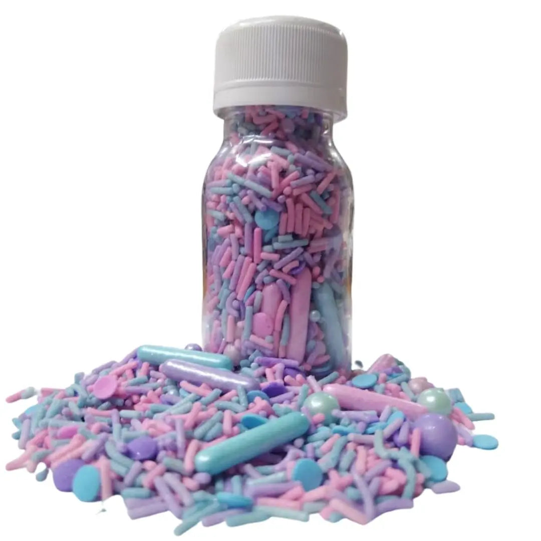 Mixed Sprinkles/ Vermicelli - Assorted Pastels, Pinks,& Purples Honey Bee Online