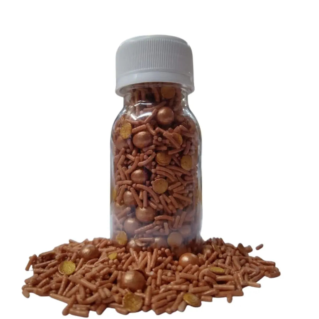 Mixed Sprinkles/ Vermicelli - Assorted Gold, Silver, & Bronze Honey Bee Online