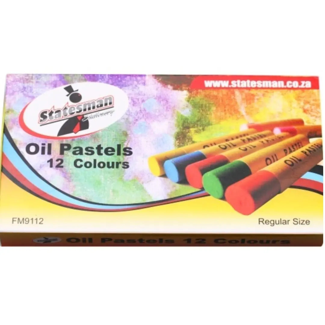 Statesman Oil Pastels 12's Statesman
