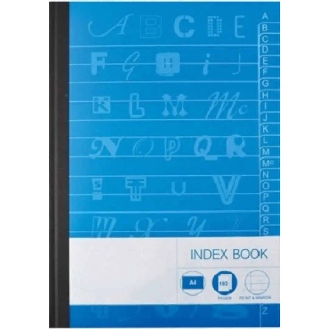 Marlin A4 Index Book 192 pg Honey Bee