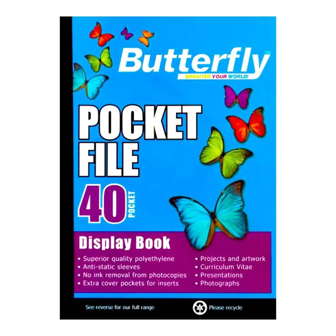 Butterfly Flip Files Assorted Sizes Honey Bee