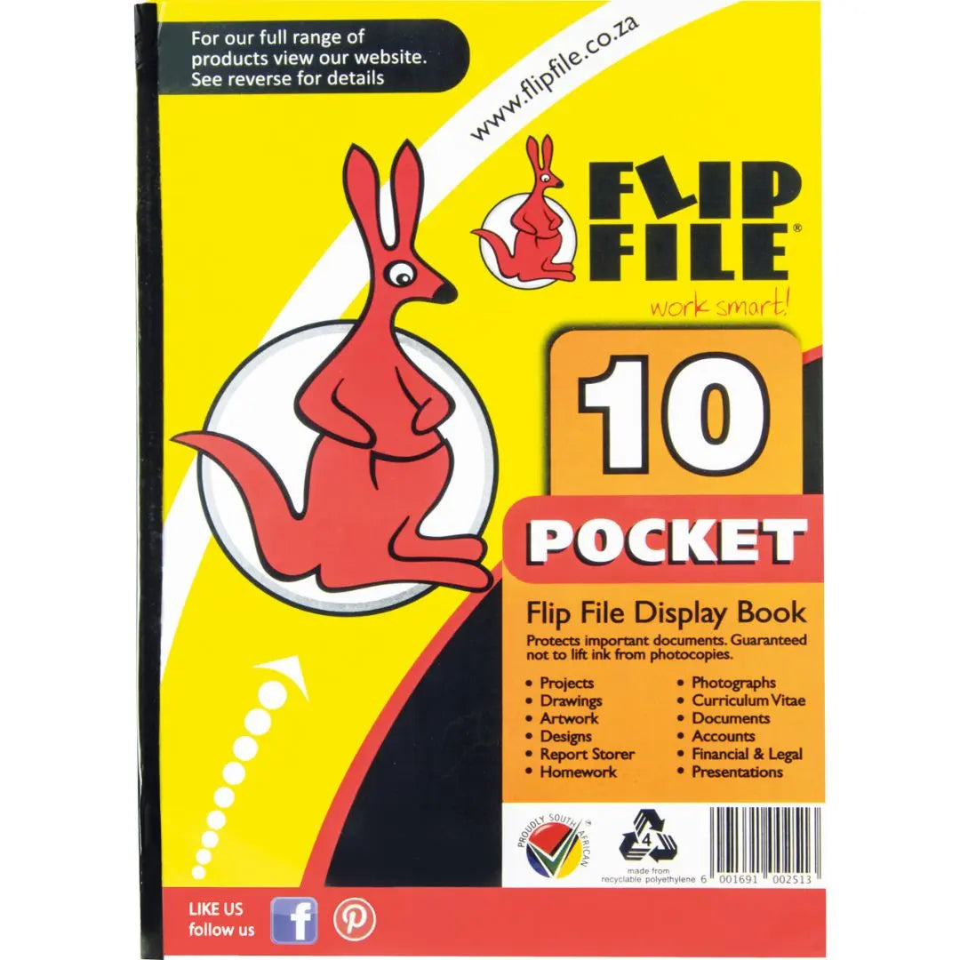 Kangaroo Flip Files Assorted Pockets Honey Bee