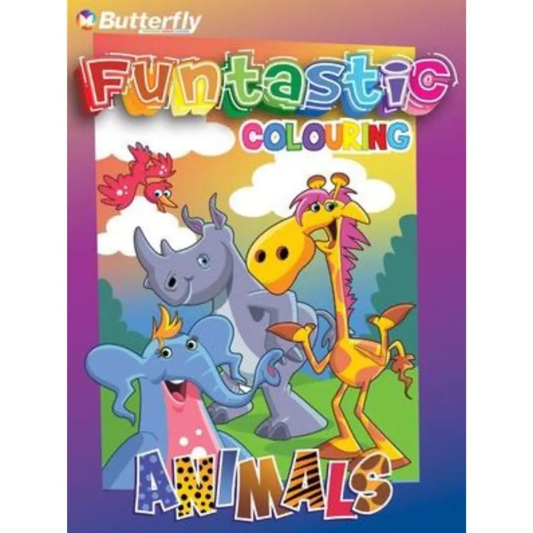 Butterfly Colouring Funtastic Animals 96 Pages Honey Bee