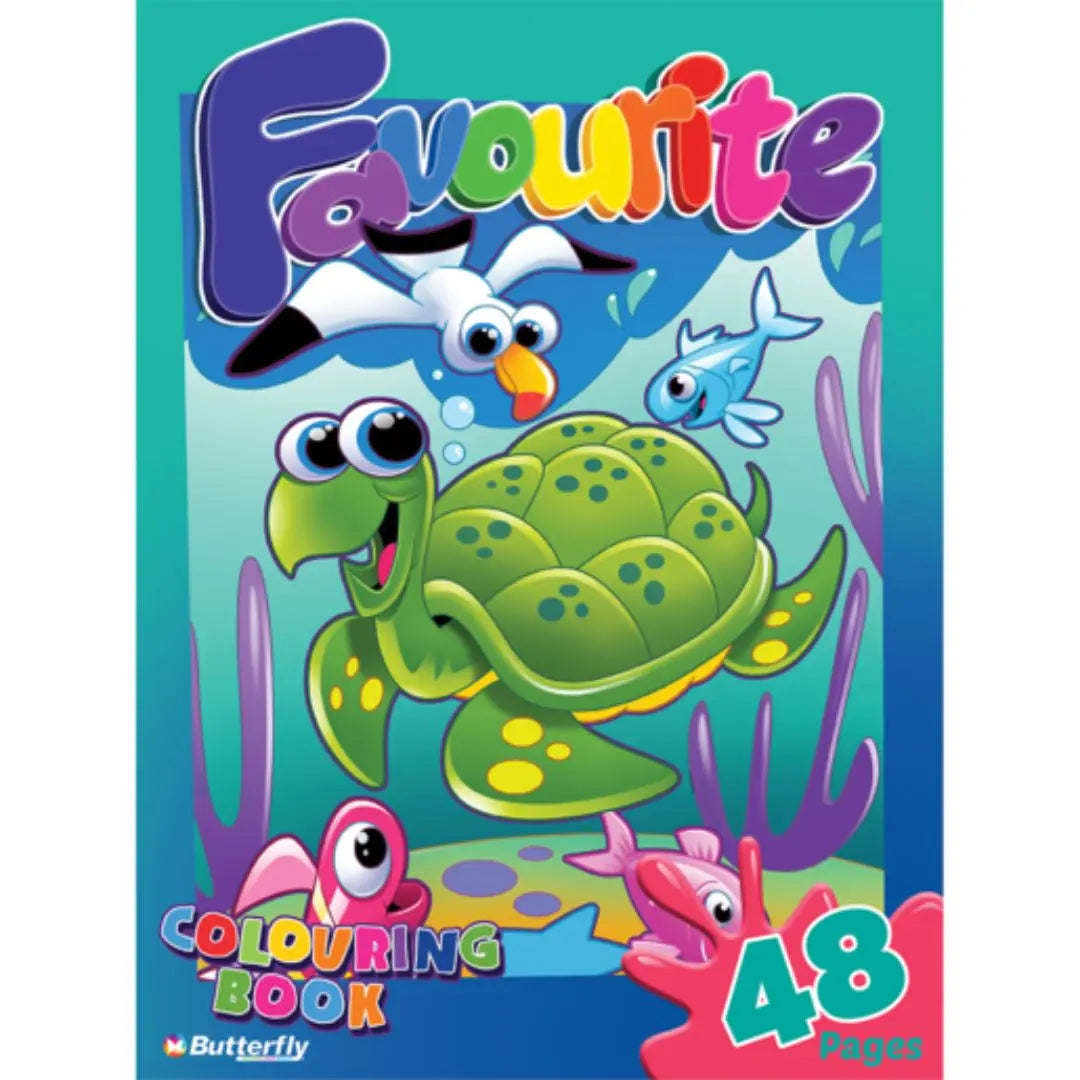 Butterfly Favorite Colouring Book 48 Pages. Honey Bee
